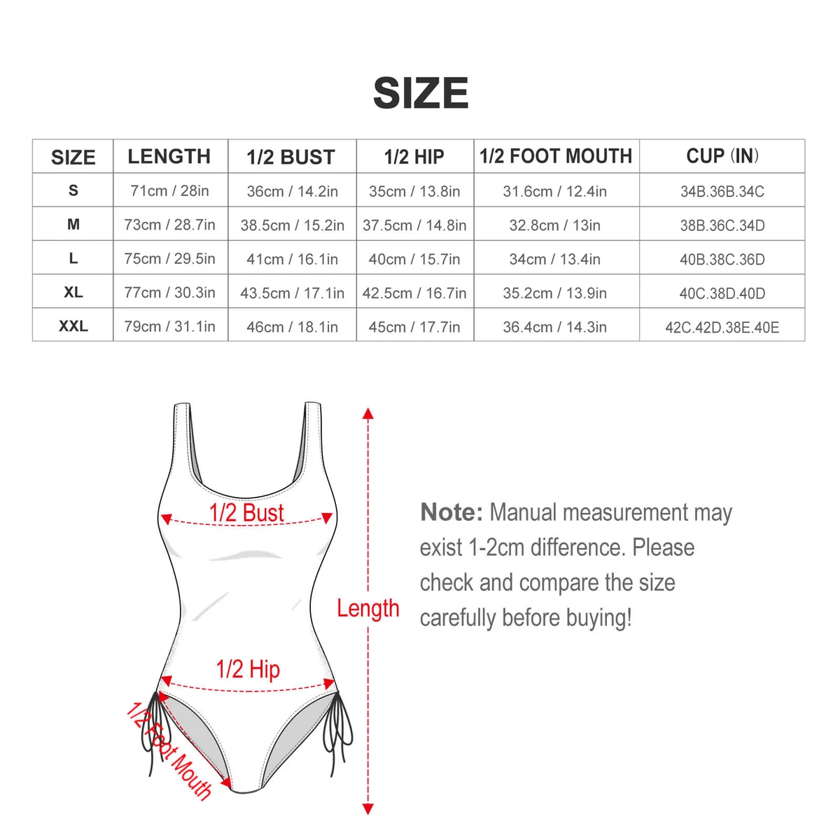 Women's Tie-Side One-Piece Swimsuit - Distressed Canadian Flag Print - view 9