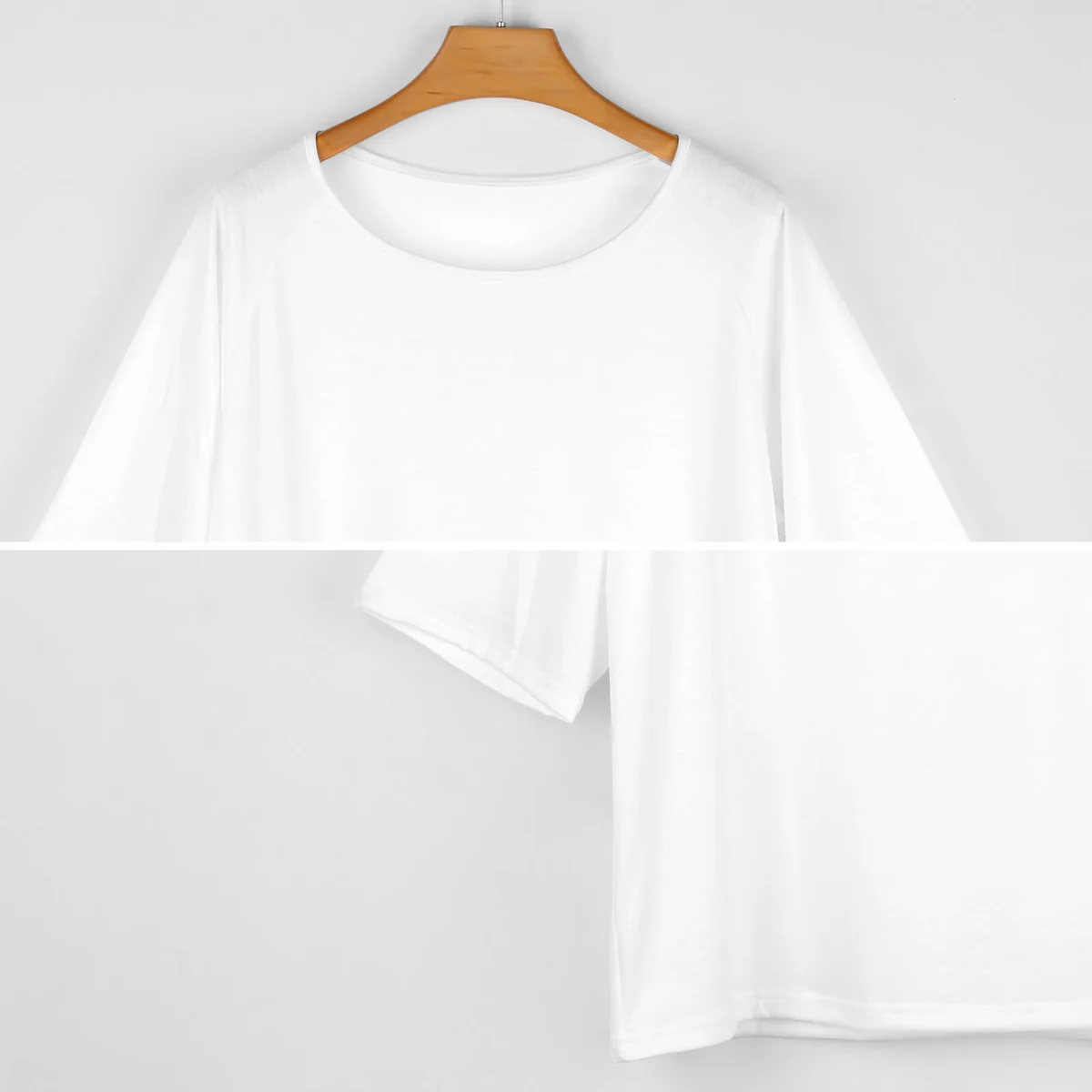 Women's Off-Shoulder Half Sleeve Tee - Game Day Sports Print - view 7