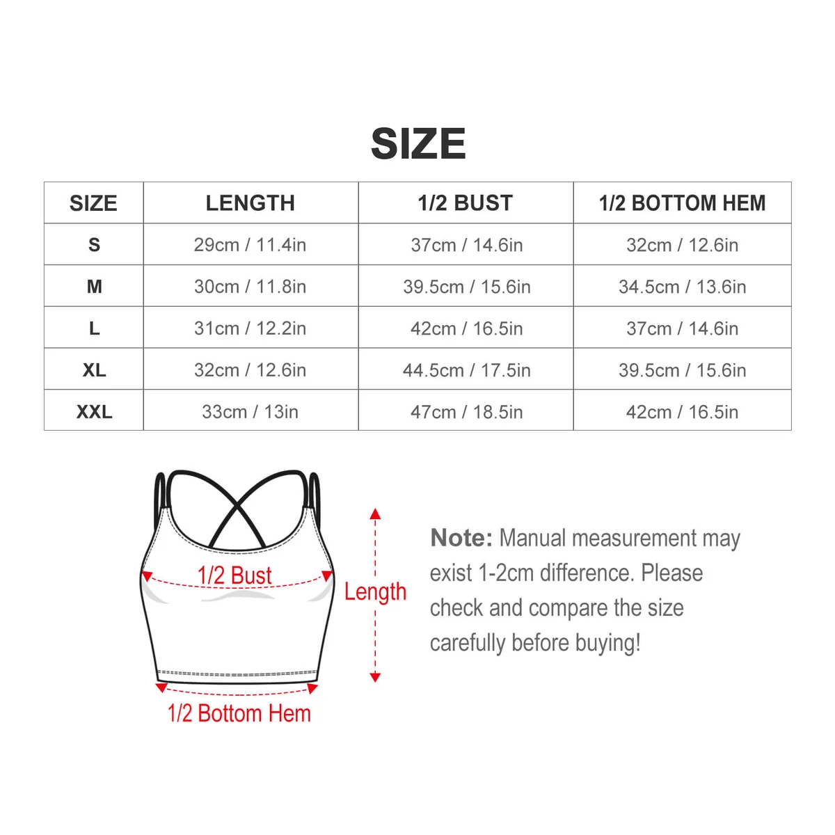 Women's Strappy Cami Crop Top - Winter Pine Tree Print - view 6