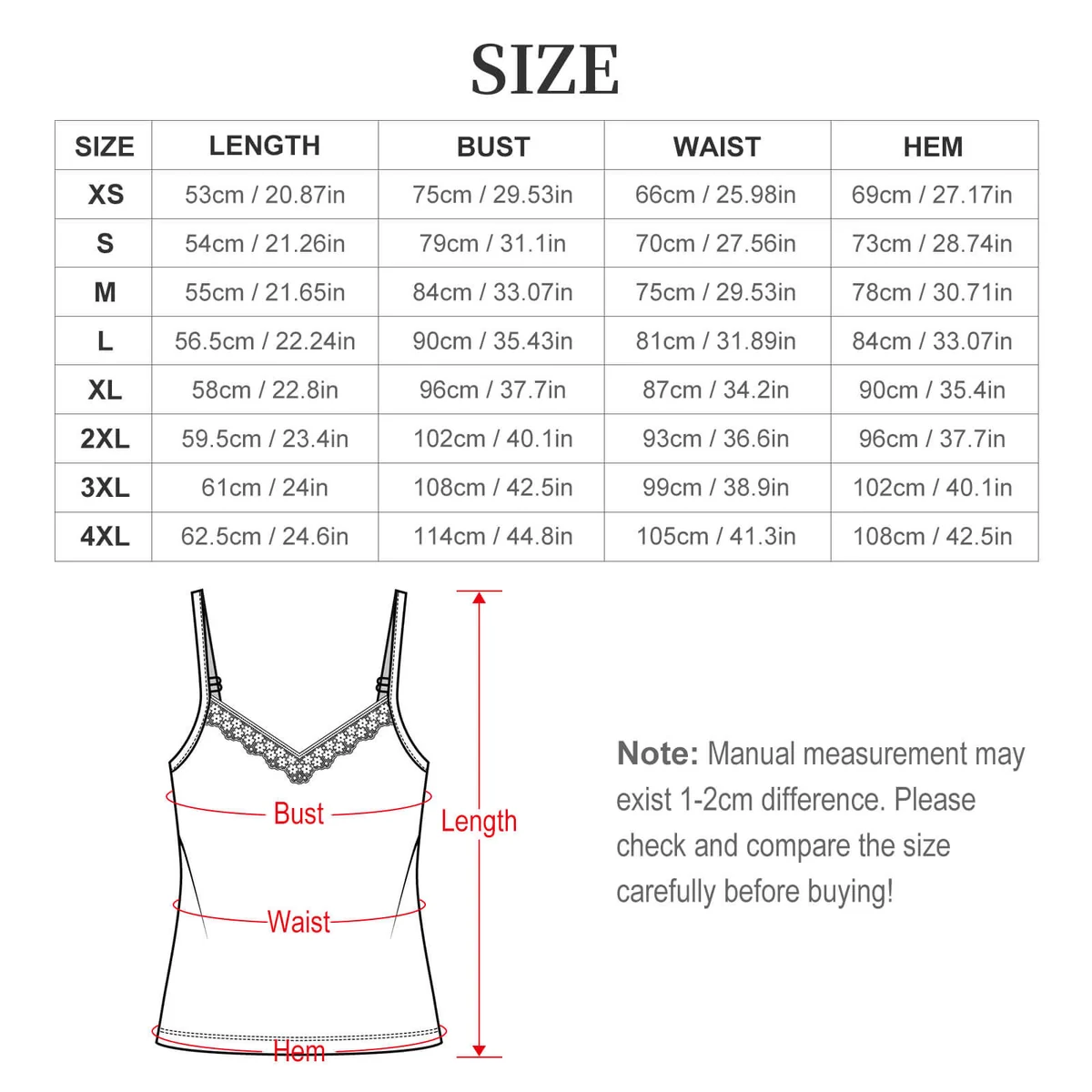 Women's Lace Trim V-Neck Cami Top - Pink Tulip Print - view 6