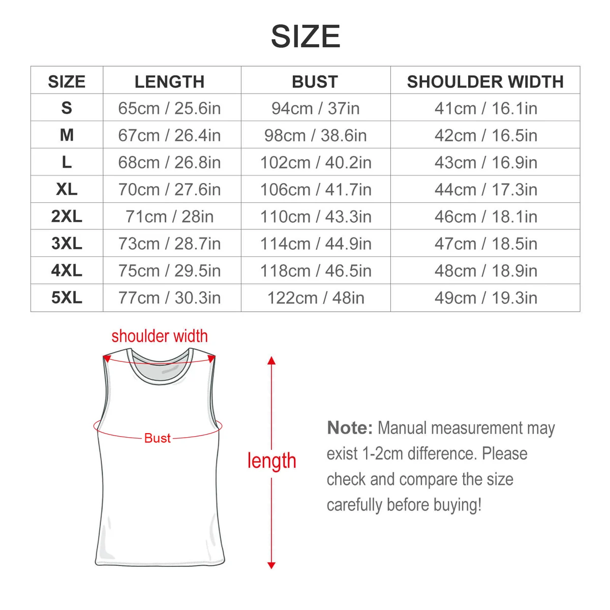 Unisex Crew Neck Tank Top - Woodland Mushroom Print - view 5