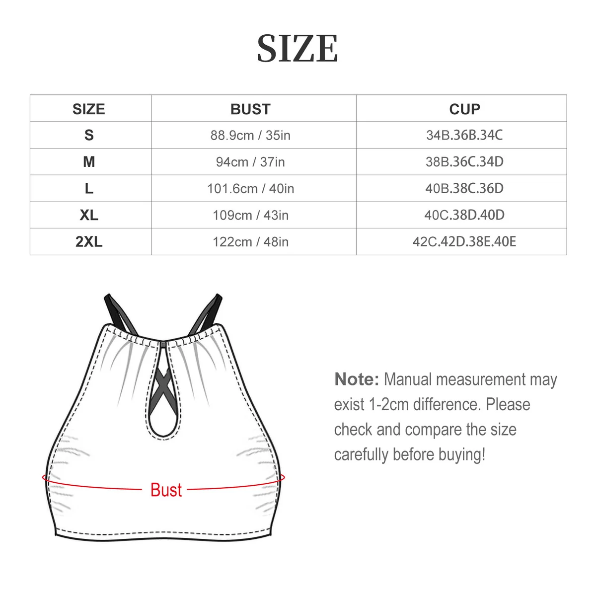 Women's Keyhole High-Neck Bikini Set - Hibiscus Palm Print - view 9