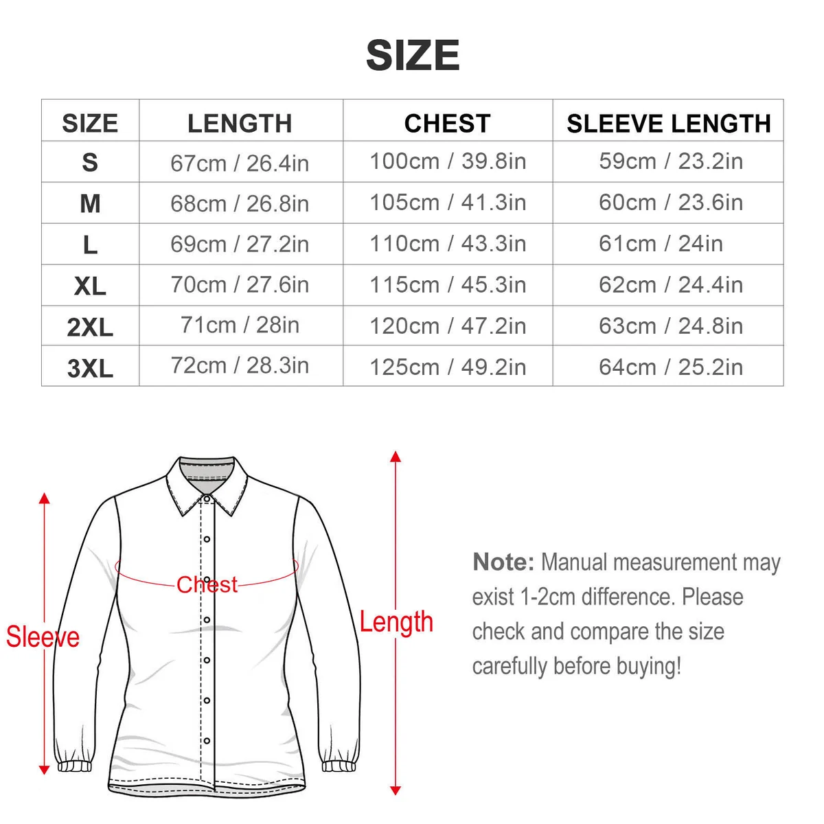Women's Relaxed Long Sleeve Button-Down Shirt - Autumn Leaf and Acorn Graphic - view 6