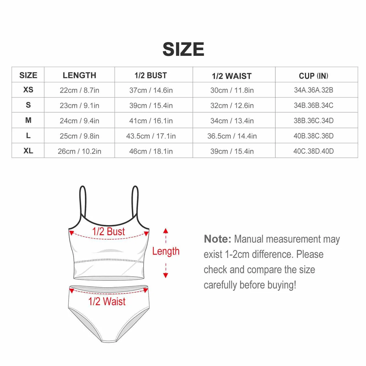 Women's Scoop-Neck Crop High-Waist Bikini Set - Daisy and Poppy Floral Graphic - view 7