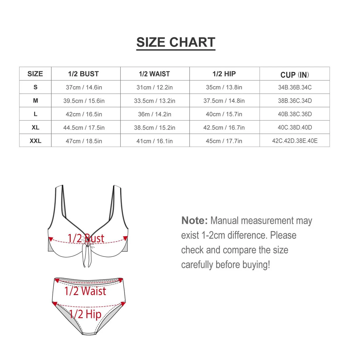 Women's Knot-Front High-Waist Bikini Set - Skulls and Roses Print - view 6