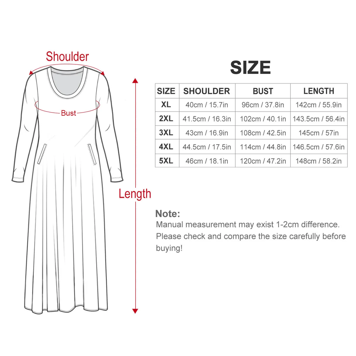 Women's Plus Size Crew Neck Long Sleeve Maxi Dress - Watercolor Pineapple Print - view 5