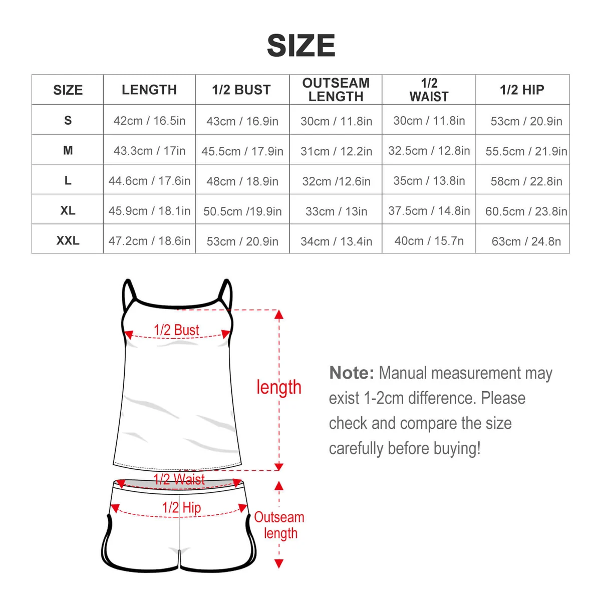 Women's Cami and Shorts Lounge Set - Golden Feather Line Art Graphic - view 5