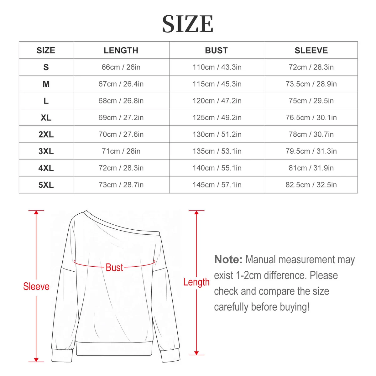 Women's Off-Shoulder Pullover Sweatshirt - Polka Dot Print - view 8