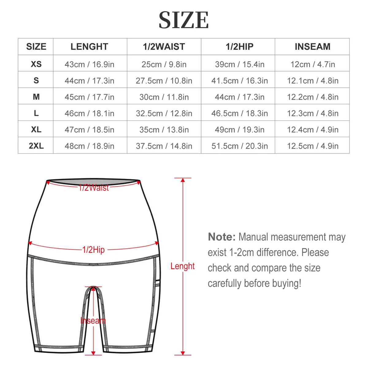 Women's Maternity High-Waist Bike Shorts with Pockets - Pink Lobster Stripe Print - view 7