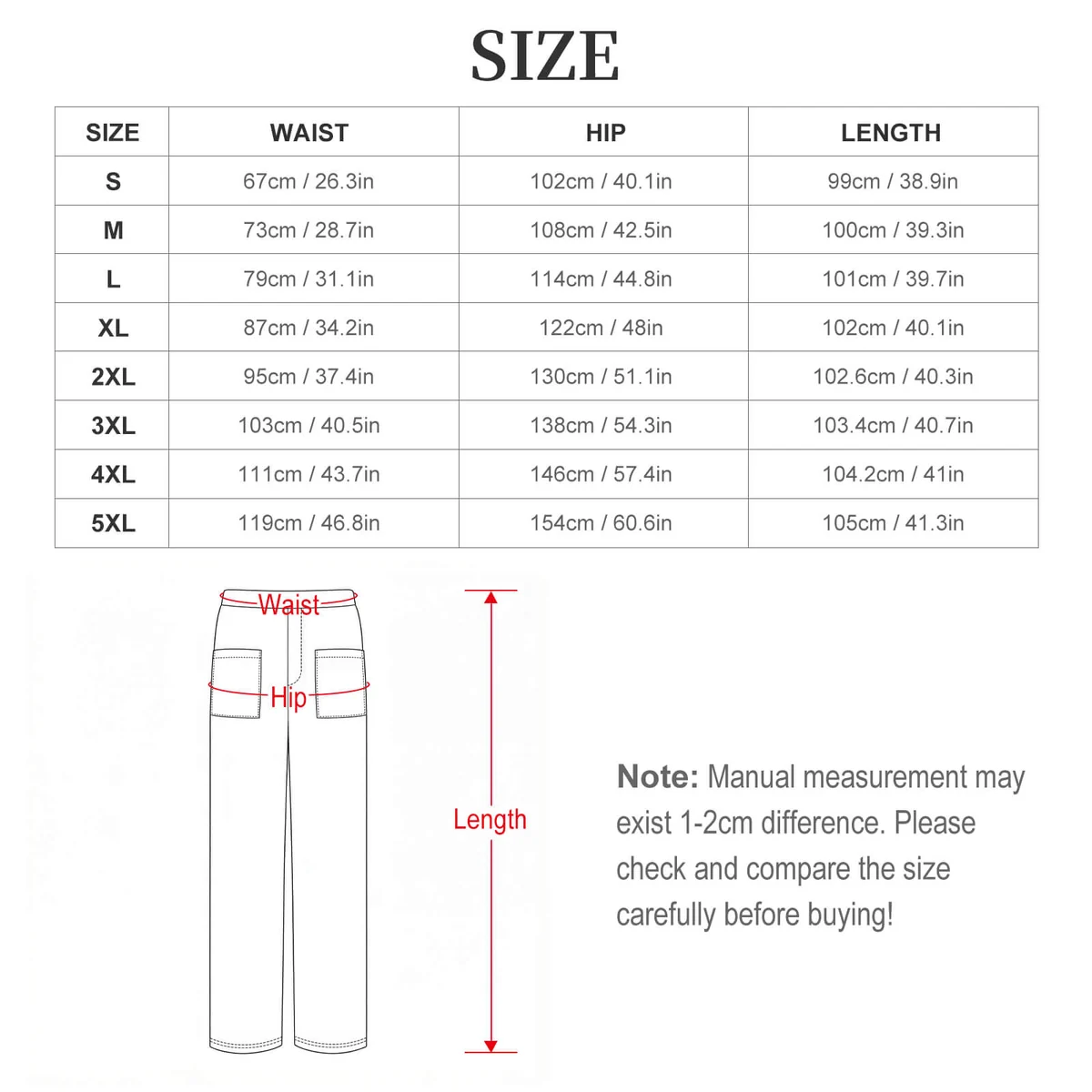 Women's Patch Pocket Straight Wide Leg Pants - Impressionist Garden Print - view 6
