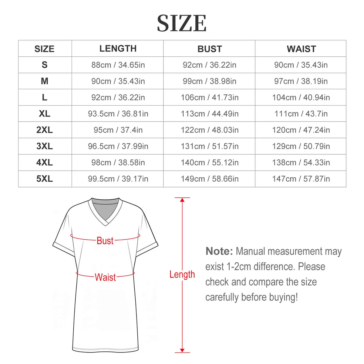 Women's V-Neck Rolled Cuff T-Shirt Dress - Pineapple Banana Coconut Print - view 8