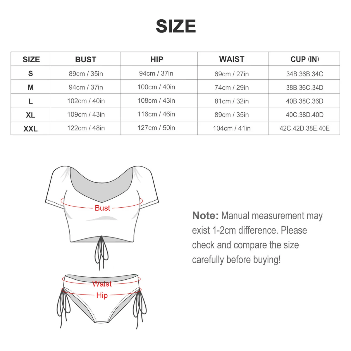 Women's Short-Sleeve Ruched Bikini Set - Rainbow Gradient Print - view 6