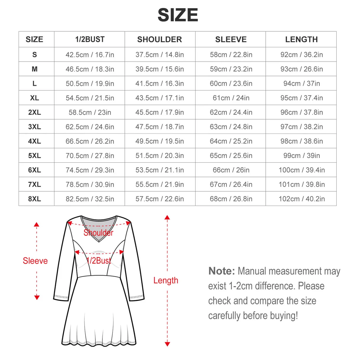 Women's Plus Size V-Neck Long Sleeve Swing Dress - Holiday Argyle Print - view 6