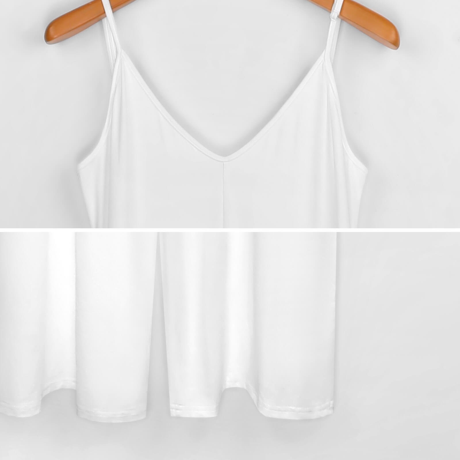 Women's Wide Leg Cami Jumpsuit – construction detail